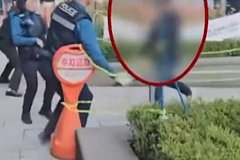 Пьяный россиянин напал с тесаком на полицейских в Южной Корее