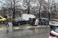 В Москве произошло массовое ДТП