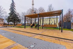 В подмосковной Кашире завершили благоустройство исторического центра города