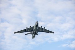 Военный грузовой самолет Ил-76 разбился в Африке