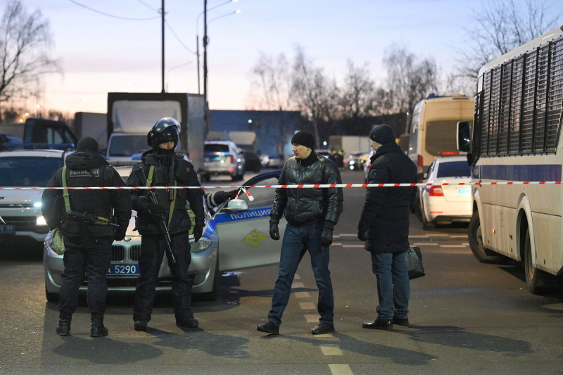 Гибель полицейский при взрыве в Москве