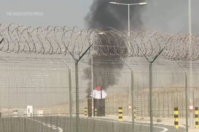 Крушение индийского истребителя на авиашоу в Дубае