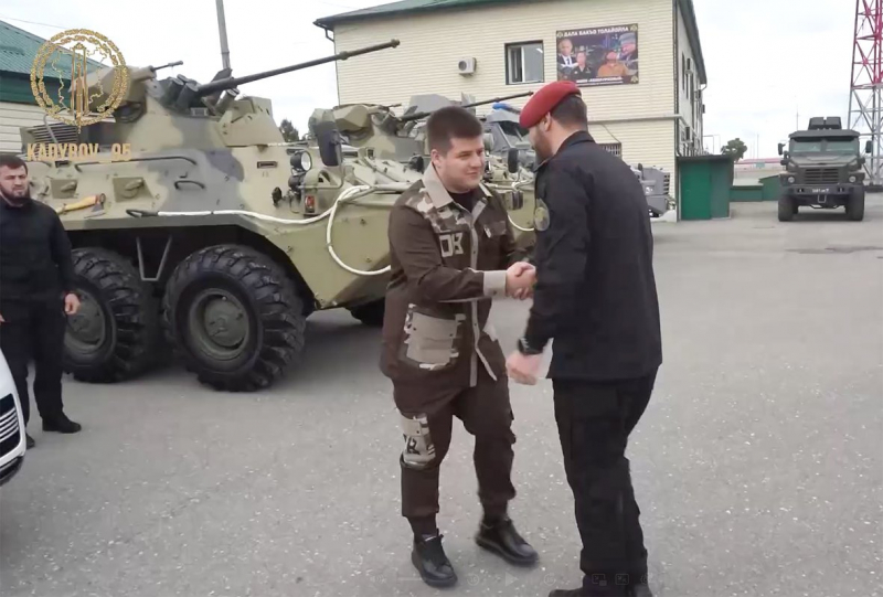 Награждение Адама Кадырова