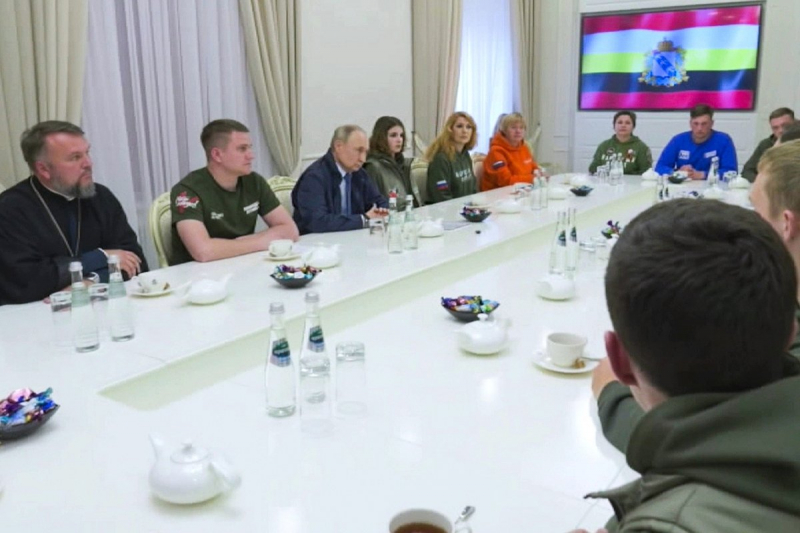 Поездка Путина в Курскую область 21 мая