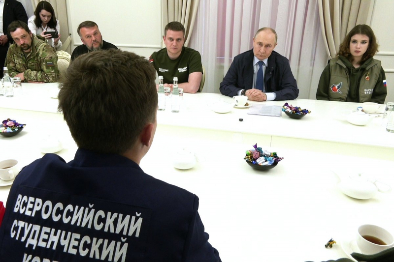 Поездка Путина в Курскую область 21 мая