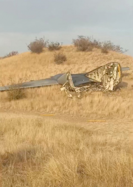Турецкий военный самолет разбился на границе Грузии и Азербайджана